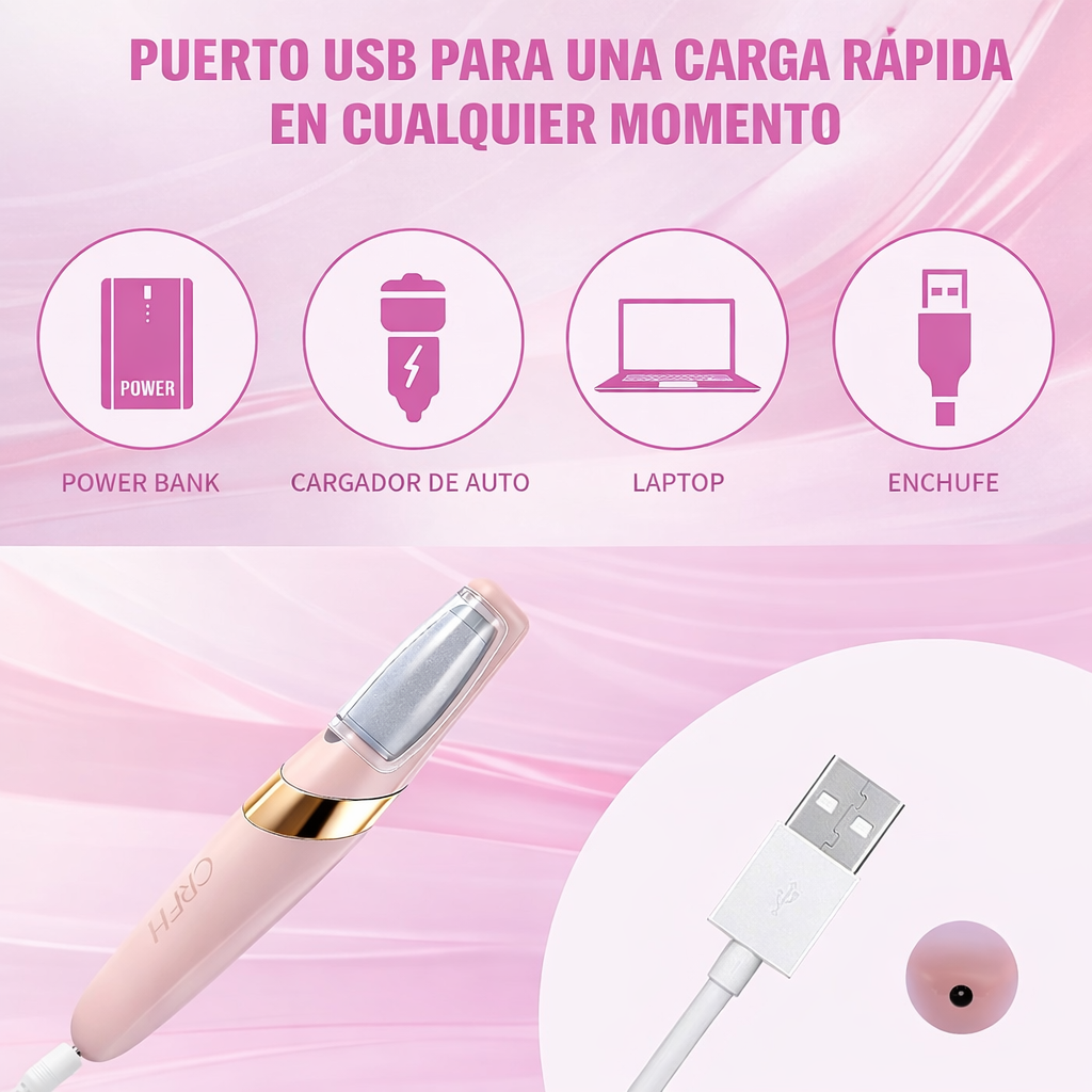 REMOVEDOR DE CALLOS RECARGABLE - PREMIUM