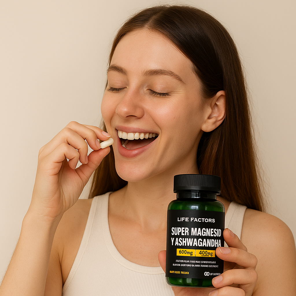 SUPER MAGNESIO Y ASHWAGANDHA - PREMIUM