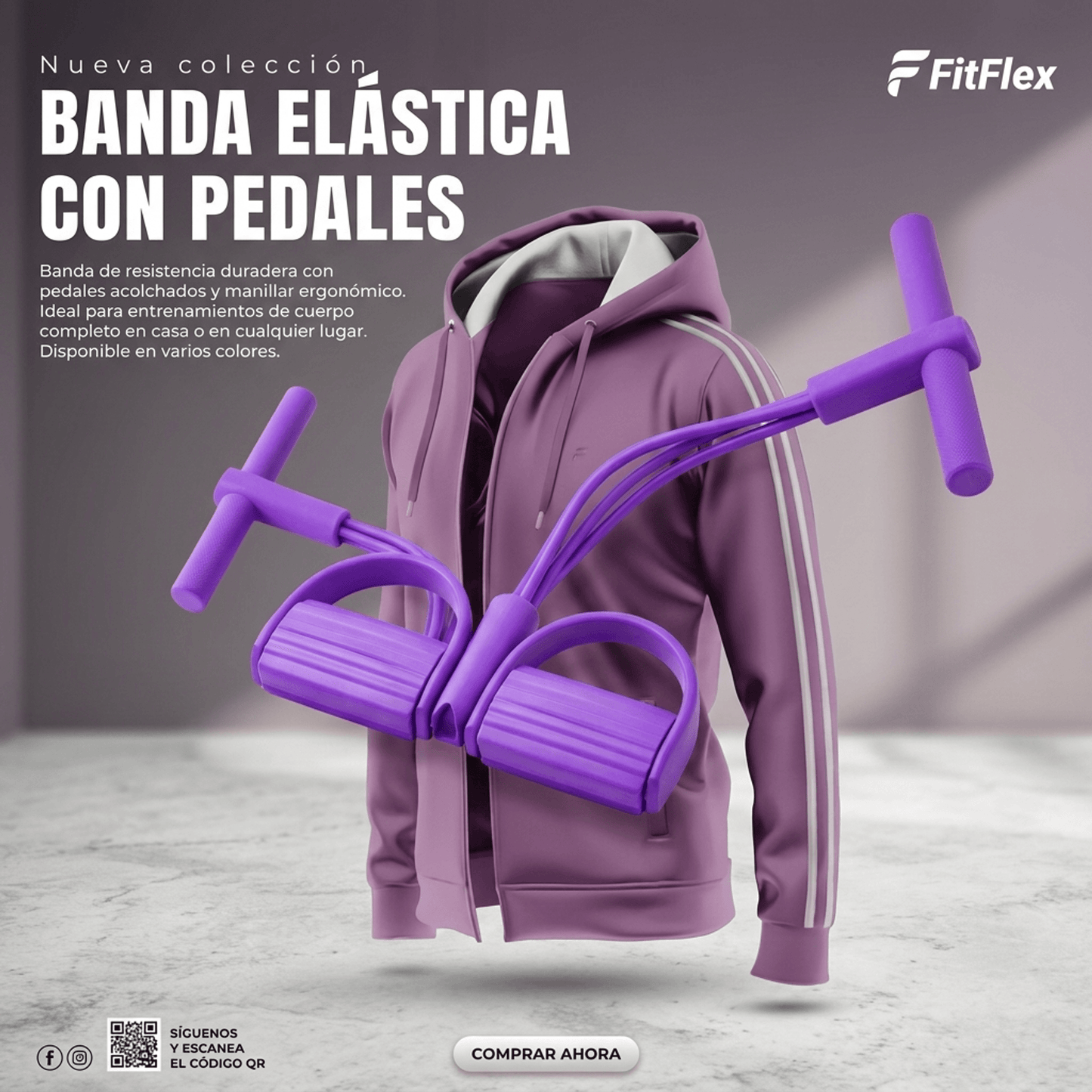 BANDA ELASTICA PARA ENTENAMIENTO DESDE CASA