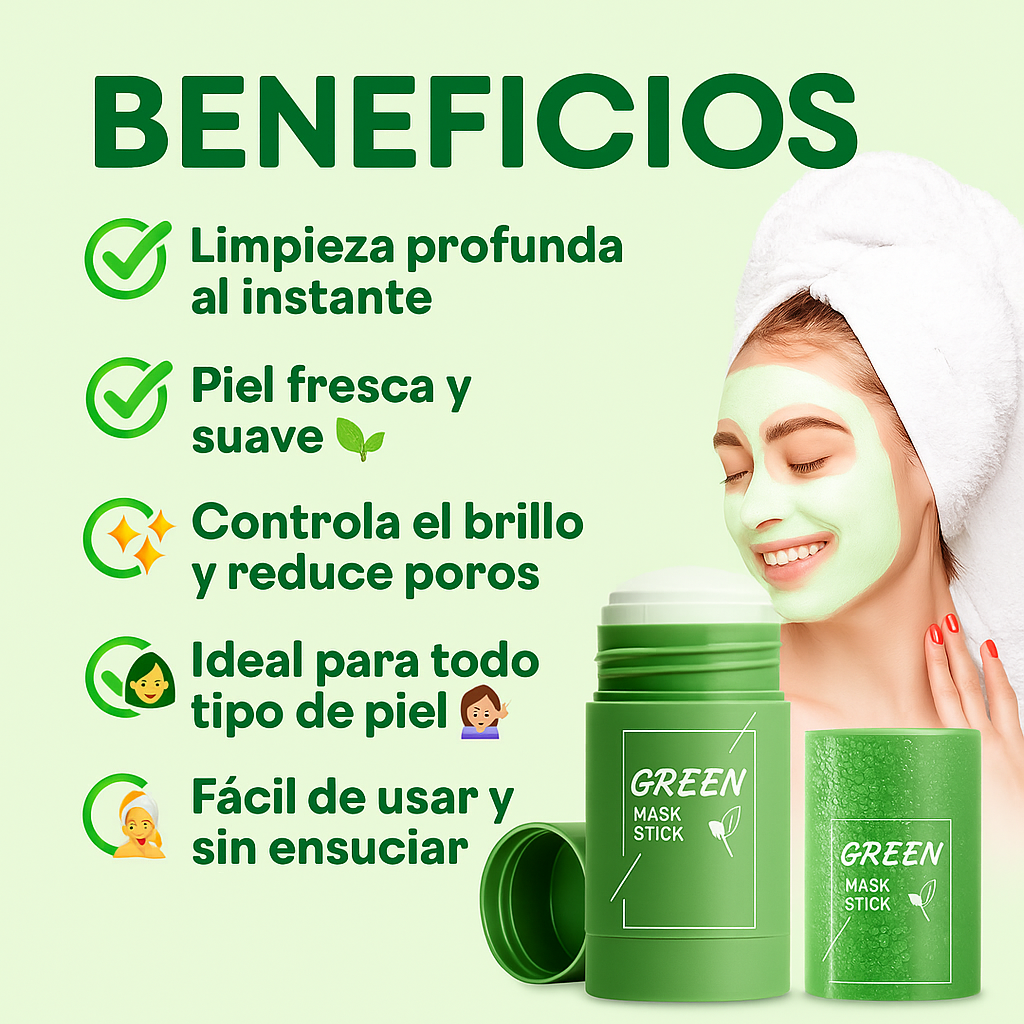 MASCARILLA FACIAL - GREEN MASK