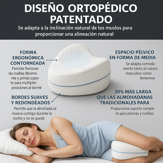 ALMOHADA ORTOPEDICA PARA PIERNAS - PREMIUM
