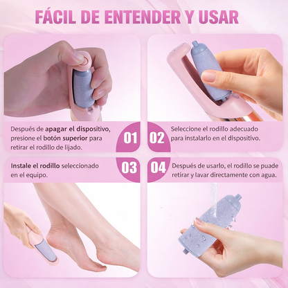 REMOVEDOR DE CALLOS RECARGABLE - PREMIUM