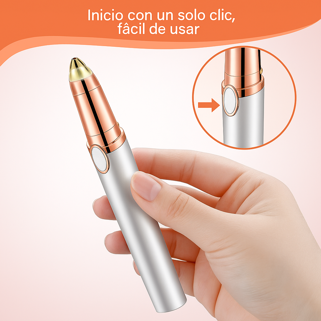 DEPILADOR DE CEJAS RECARGABLE PREMIUM