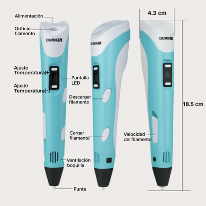 LAPIZ 3D CON PANTALLA ELECTRICA - PREMIUM