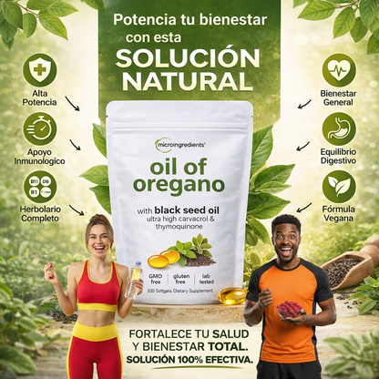 ACEITE DE OREGANO FORMULA 100% NATURAL 90 CAPSULAS - ORIGINAL