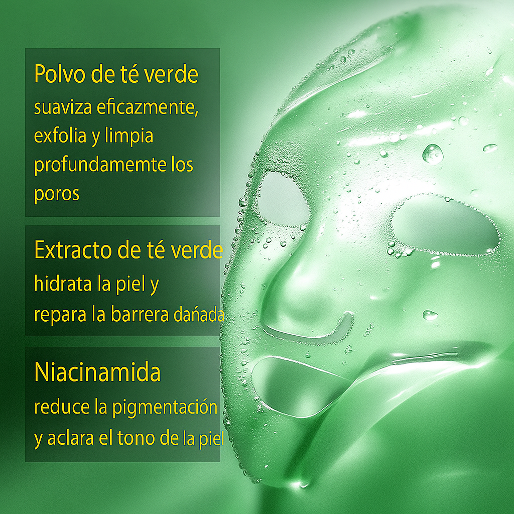 MASCARILLA FACIAL - GREEN MASK