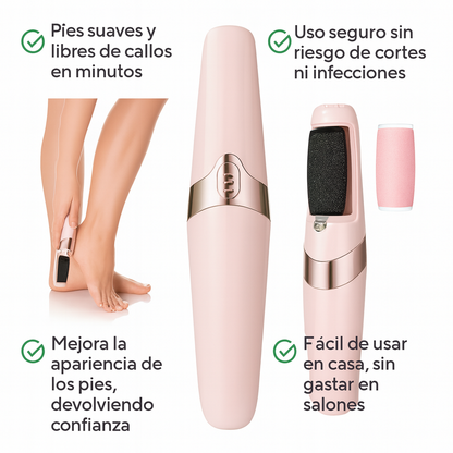 REMOVEDOR DE CALLOS RECARGABLE - PREMIUM