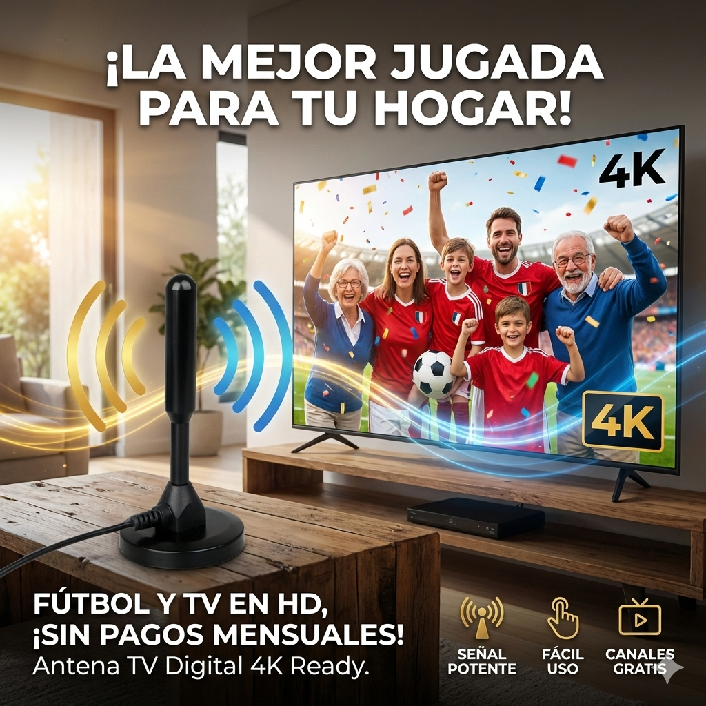 ANTENA DE TELEVISIÓN DIGITAL - FULL HD