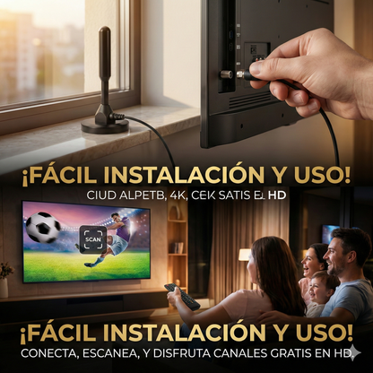ANTENA DE TELEVISIÓN DIGITAL - FULL HD