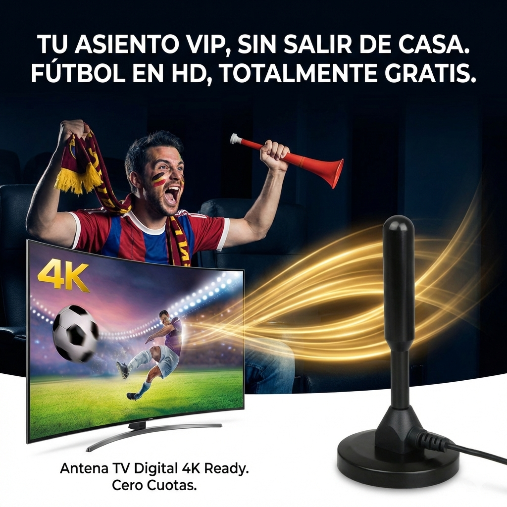 ANTENA DE TELEVISIÓN DIGITAL - FULL HD