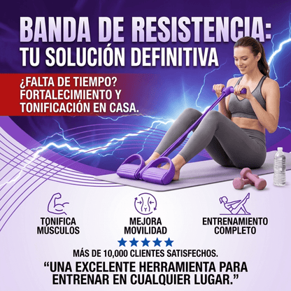 BANDA ELASTICA PARA ENTENAMIENTO DESDE CASA